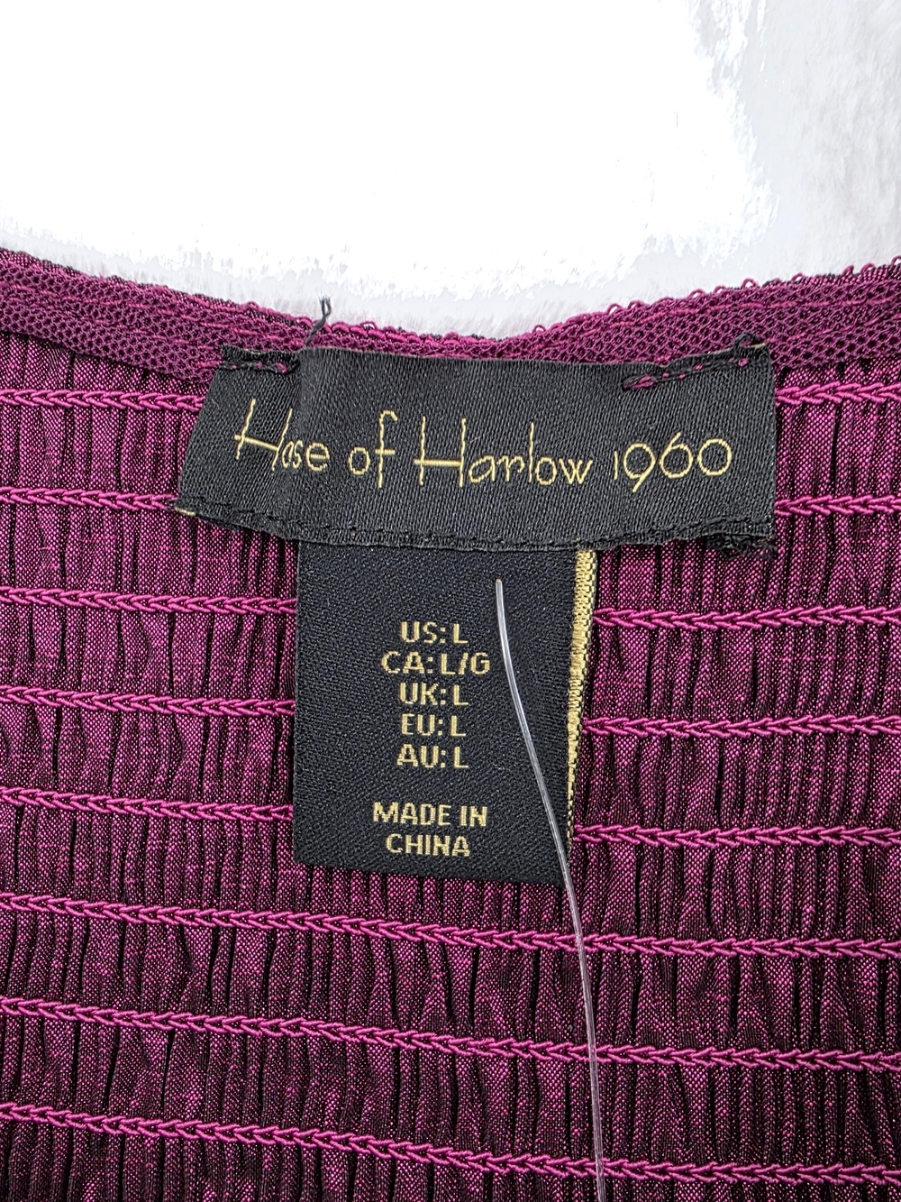 House Of Harlow 1960 Shiny Dark Fuchsia Cropped Blazer W/ Cami Womens Large - Picture 12 of 16